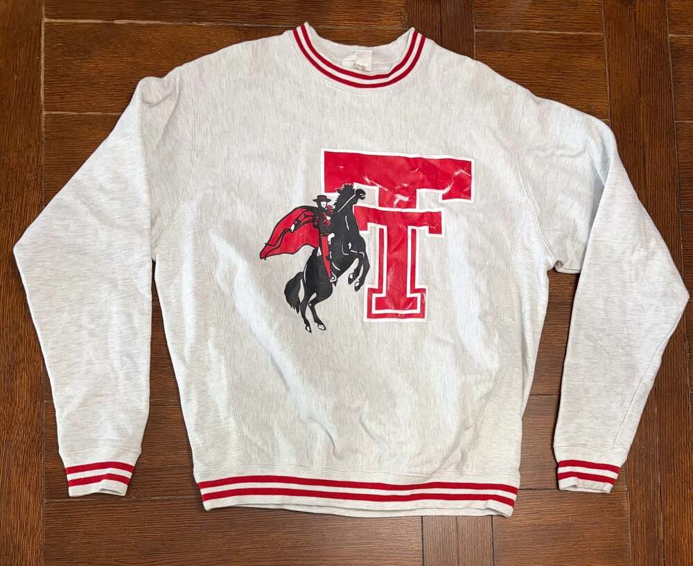 Champion Texas Tech Red Raiders Reverse Weave Crewneck Sweatshirt